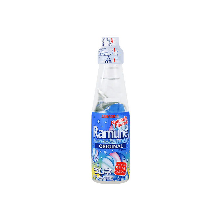 Ramune Soda Original Blueberry Flavor 6.76 fl oz - CandyTek