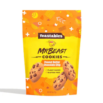  Mr. Beast Feastables Peanut Butter Chocolate Chip Cookies